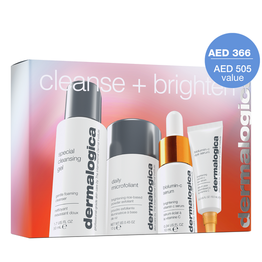 cleanse + brighten set (4 travel-size)