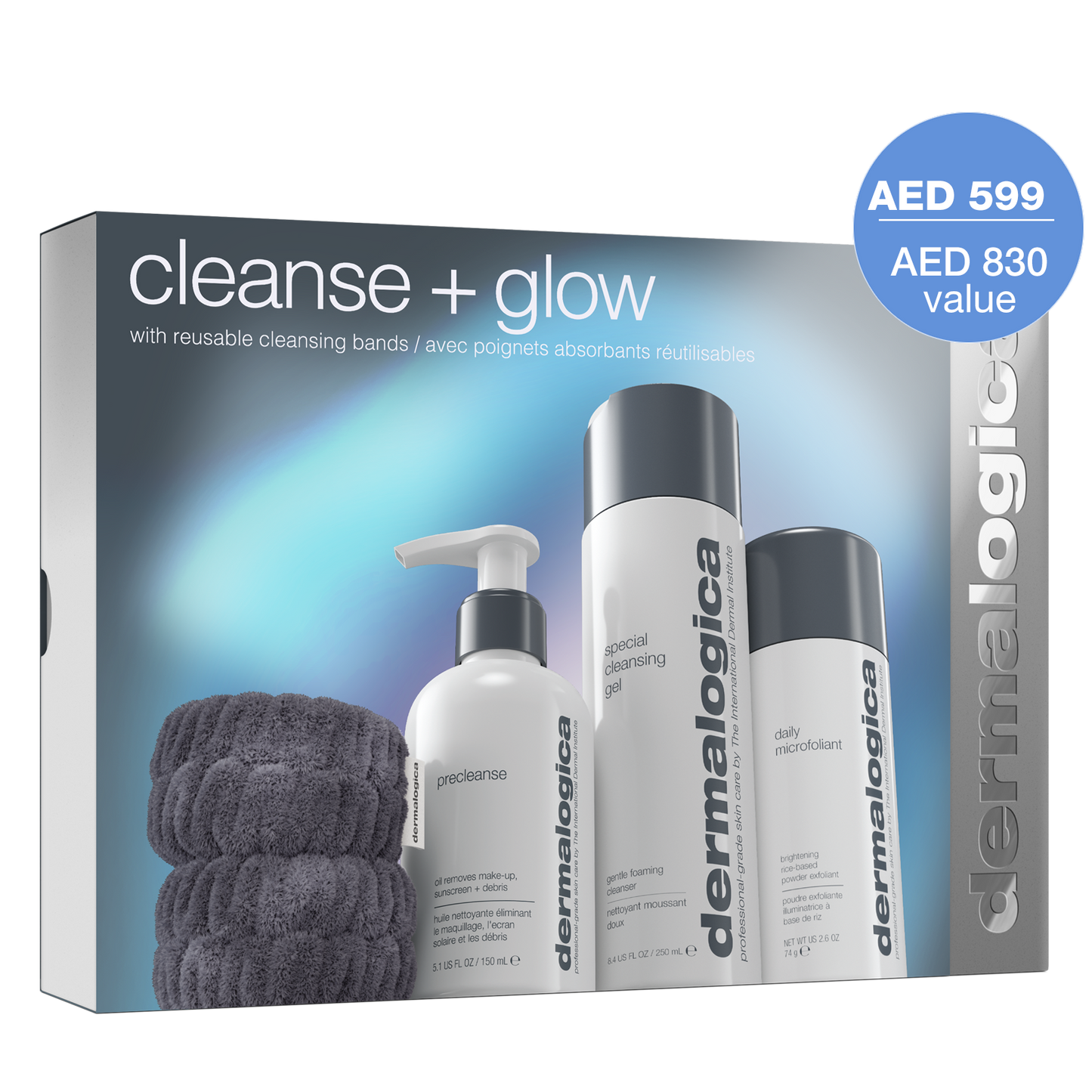 cleanse + glow set (3 full-size + free gift)