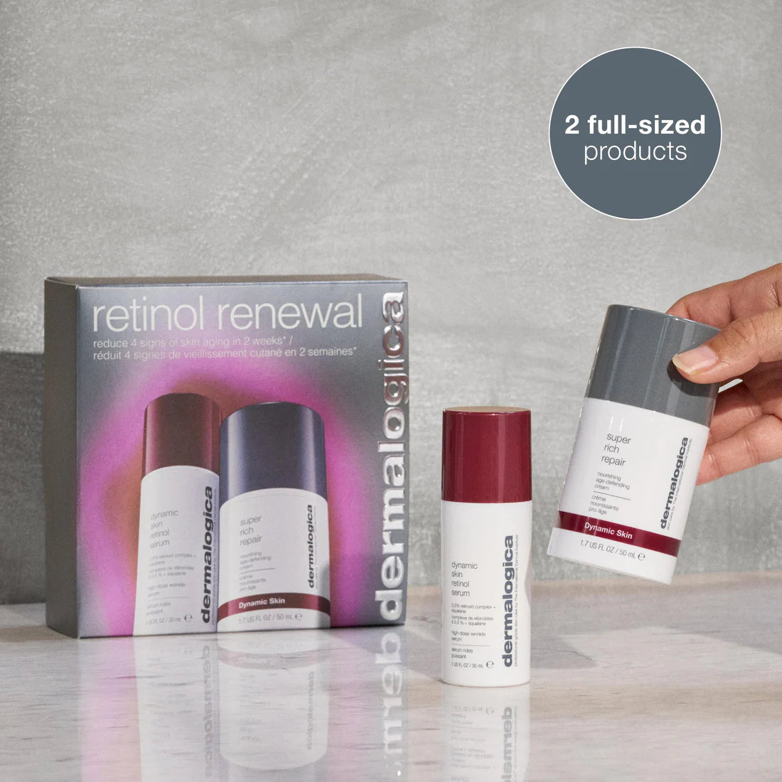 retinol + renewal set (2 full-size)